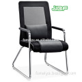 Low back visitor chair waiting chair with fabic mesh cover with Chrome-plating steel -DZ108
